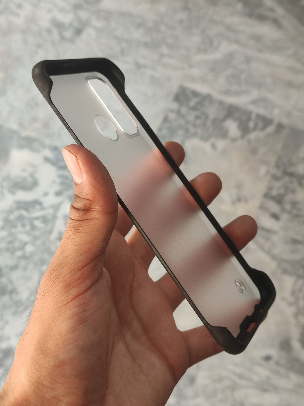 Tecno Spark Pro Transparent Matt Frameless Back Cover