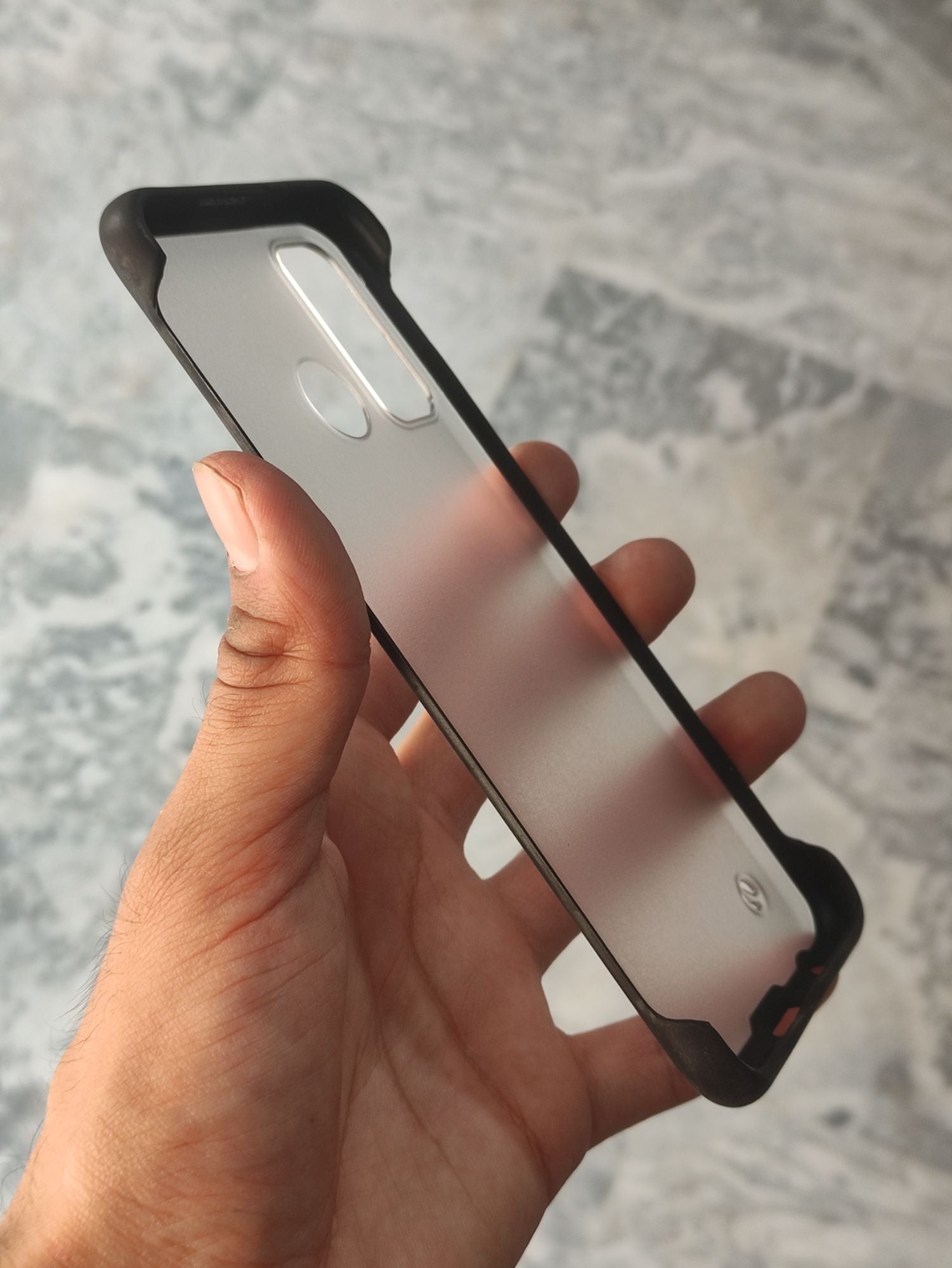 Tecno Spark Pro Transparent Matt Frameless Back Cover