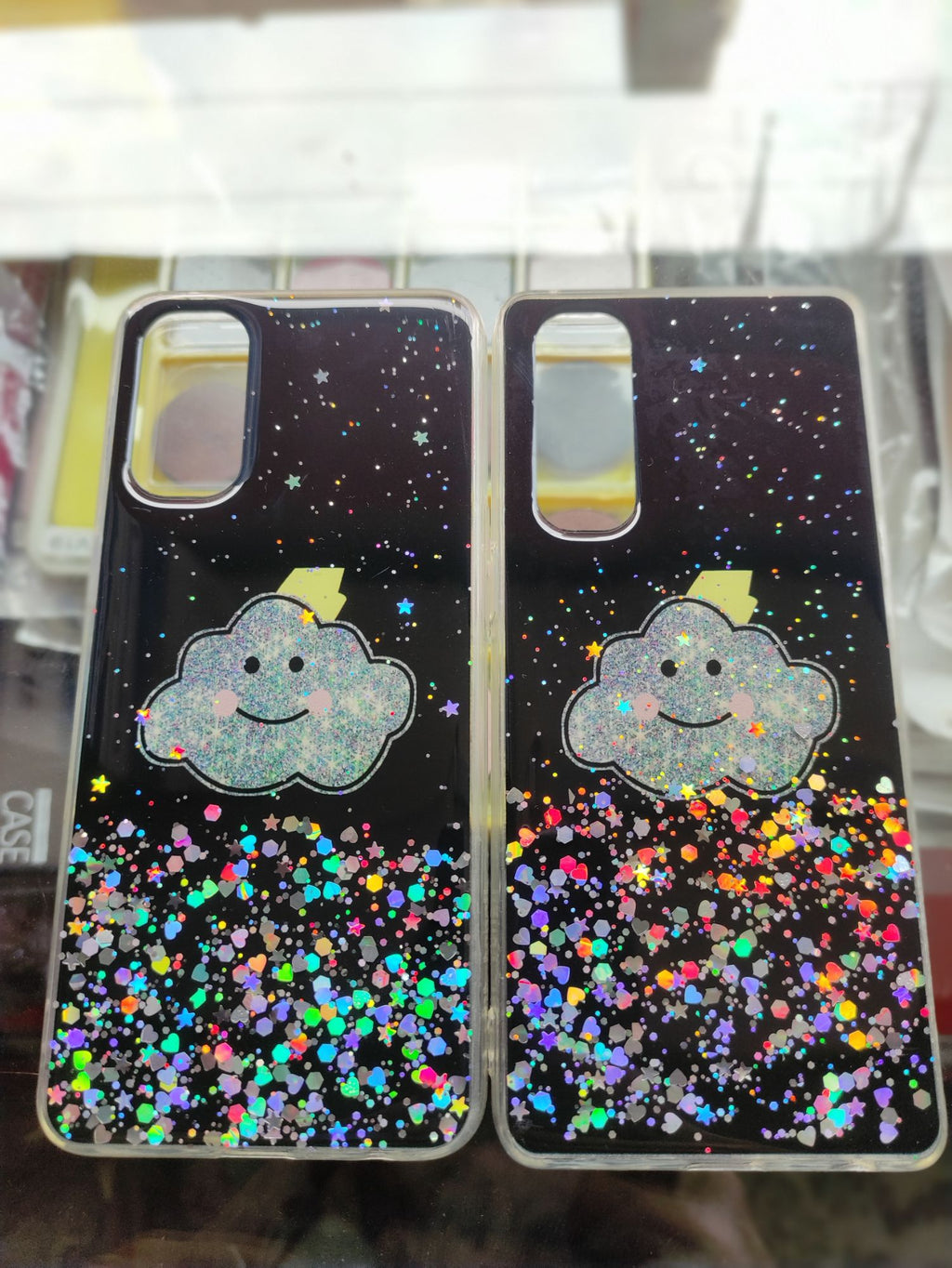 Oppo Reno4,Reno4 Pro 4G Fancy Soft Silicone Glitter Back cover