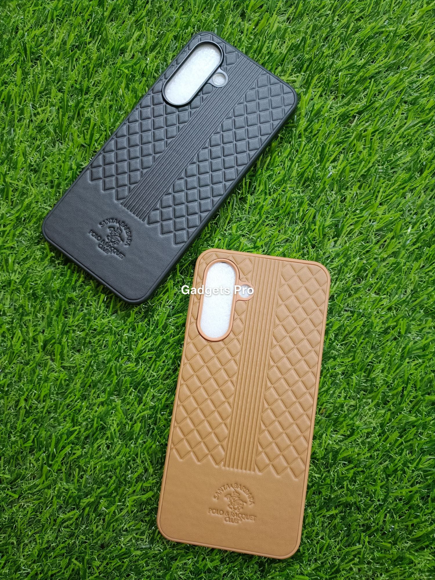 Samsung Galaxy A17 Soft Silicone PU Leather Design Polo Back Cover