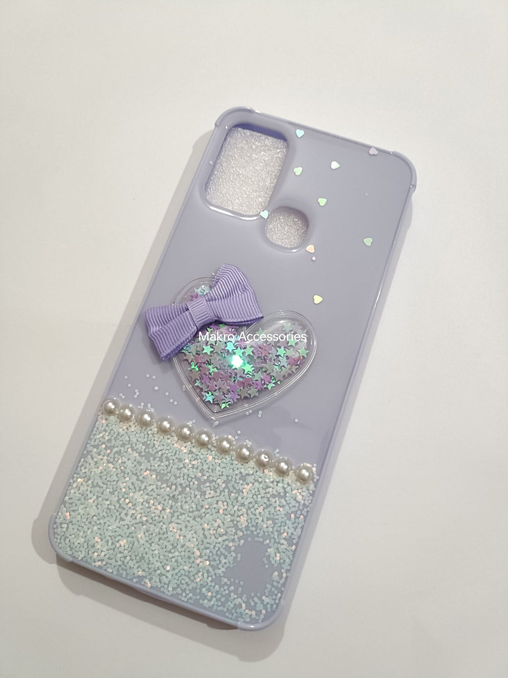 Infinix Hot 10 Play Fancy Soft Silicone Cute Heart Back Cover