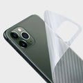 iPhone 11 Pro Max 6.5 Carbon Fiber Pattern Transparent Back Protective Sheet