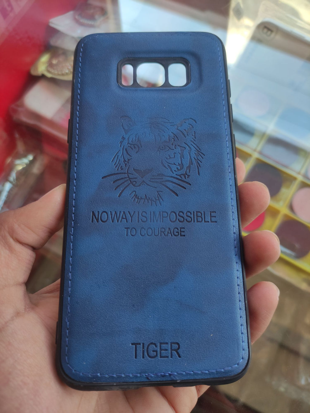 Samsung S8 Plus Soft Tiger,Deer pattern fabric back cover