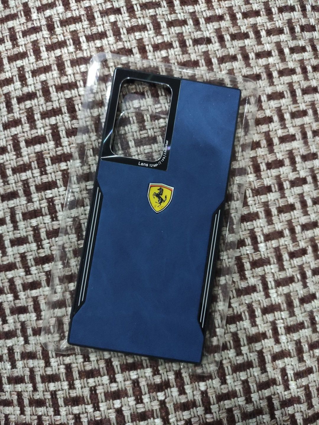 Samsung Galaxy Note 20 Ultra Premium Quality Leather Texture Ferrari Back Cover