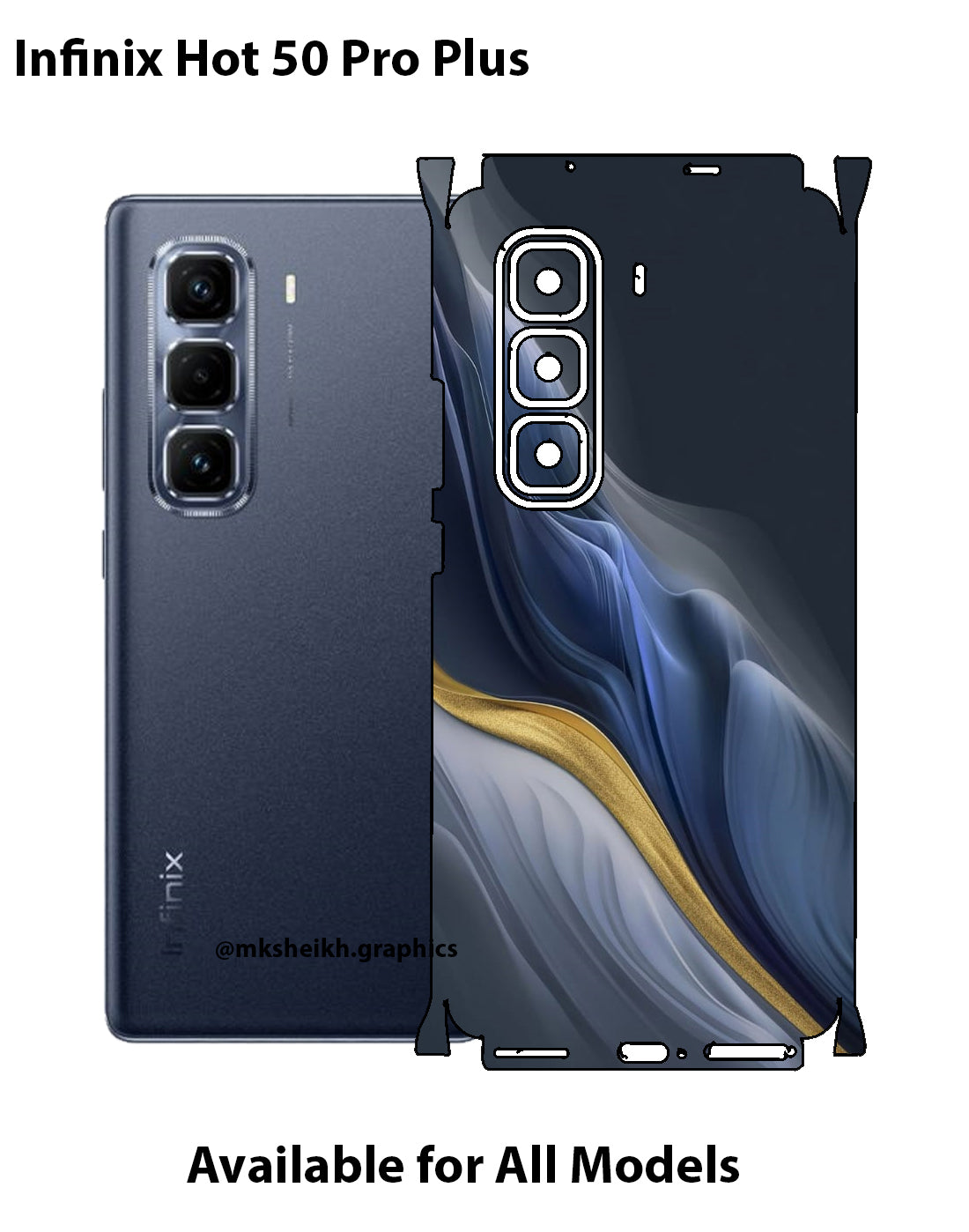 Infinix Hot 50 Pro Plus Full Body Skin Wrap