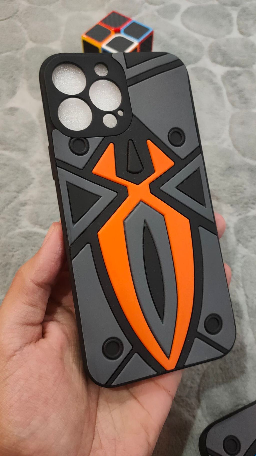 iPhone 13 Pro Max Shockproof Spider Design Rugged Back Case