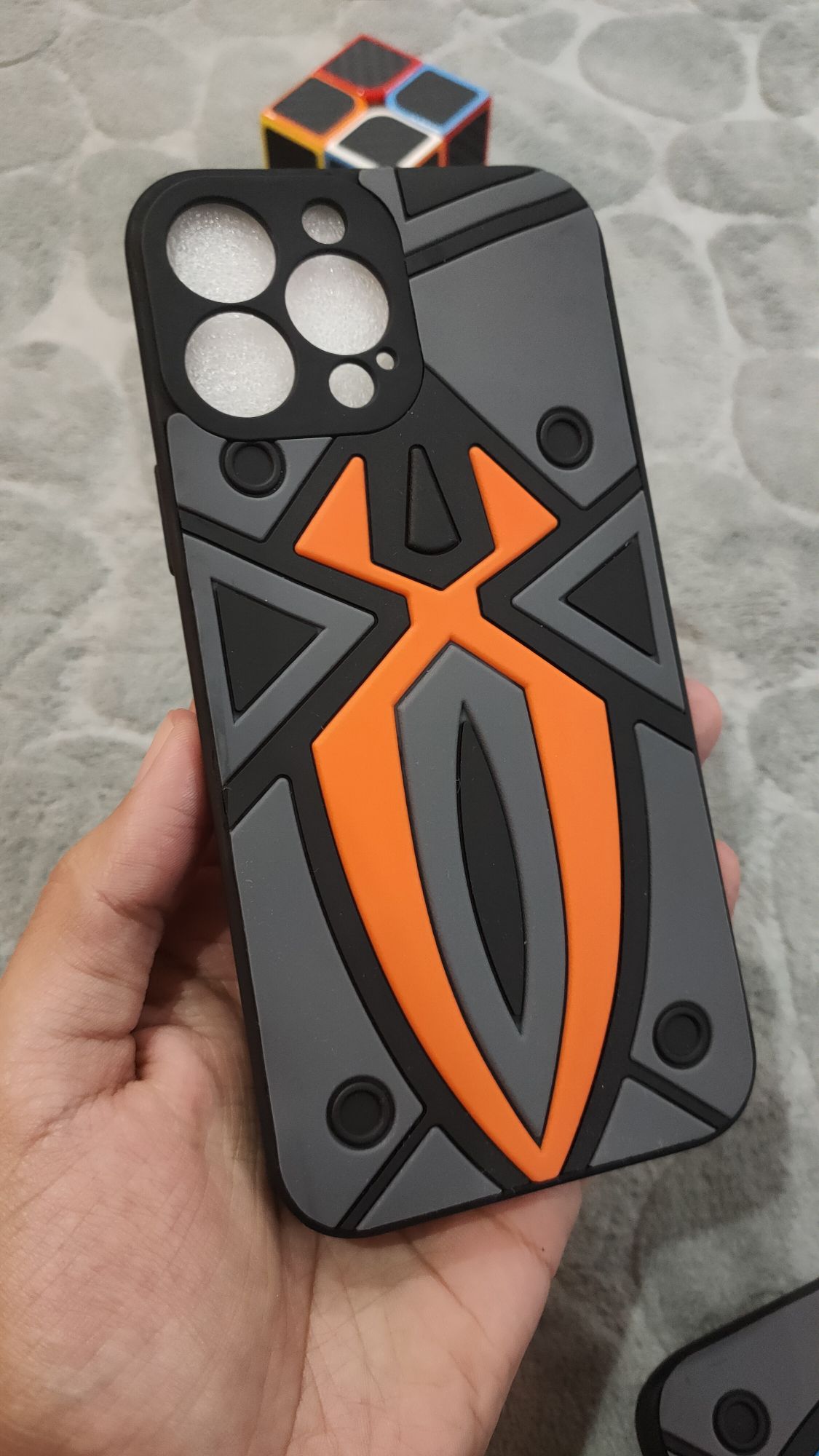 iPhone 13 Pro Max Shockproof Spider Design Rugged Back Case