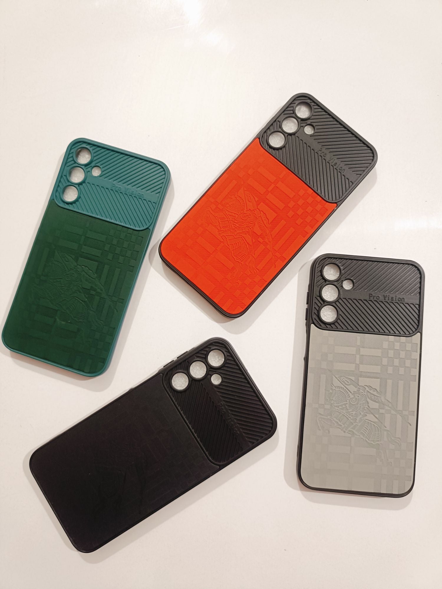 Samsung Galaxy A15 Soft Silicone Tecture Design Back Cover