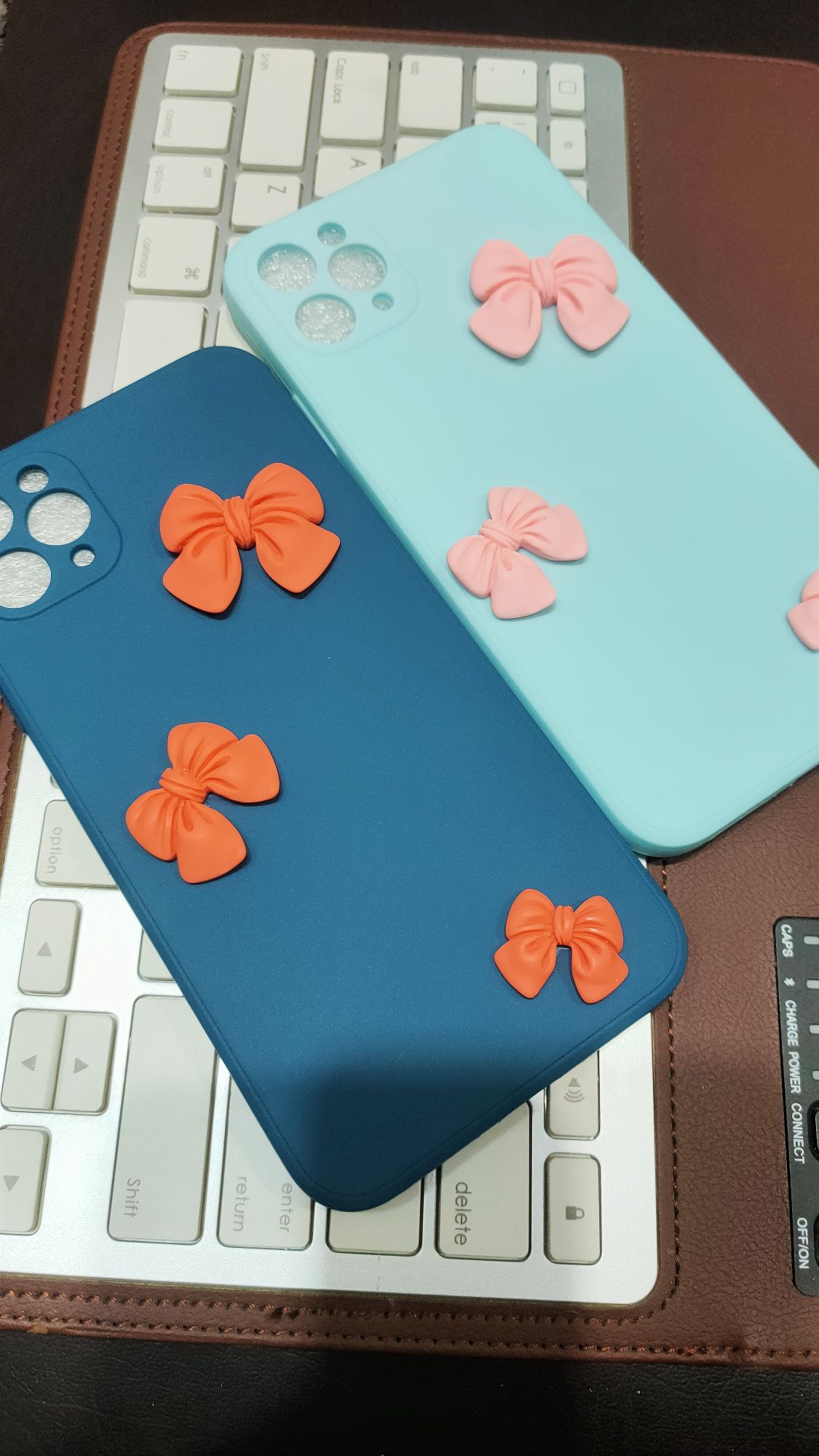 iPhone 11 Pro Max 6.5 Liquid Silicone Soft 3D Fancy Back Cover