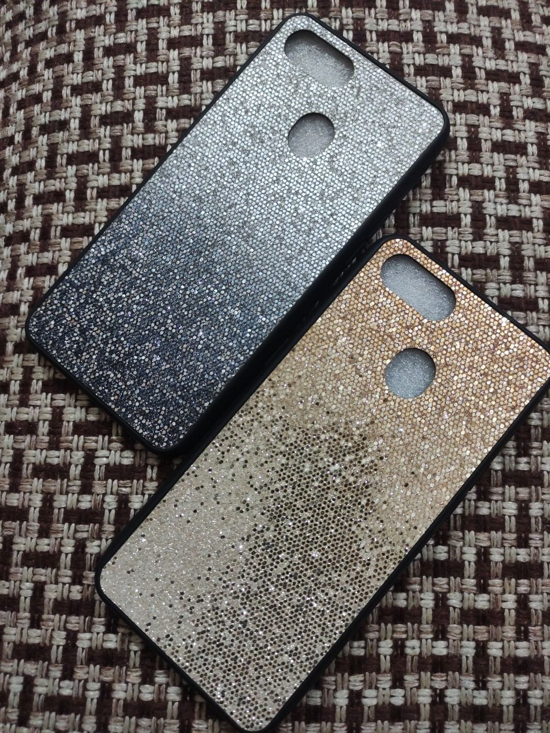 Oppo F9 Fancy Soft Silicone Glitter Back cover