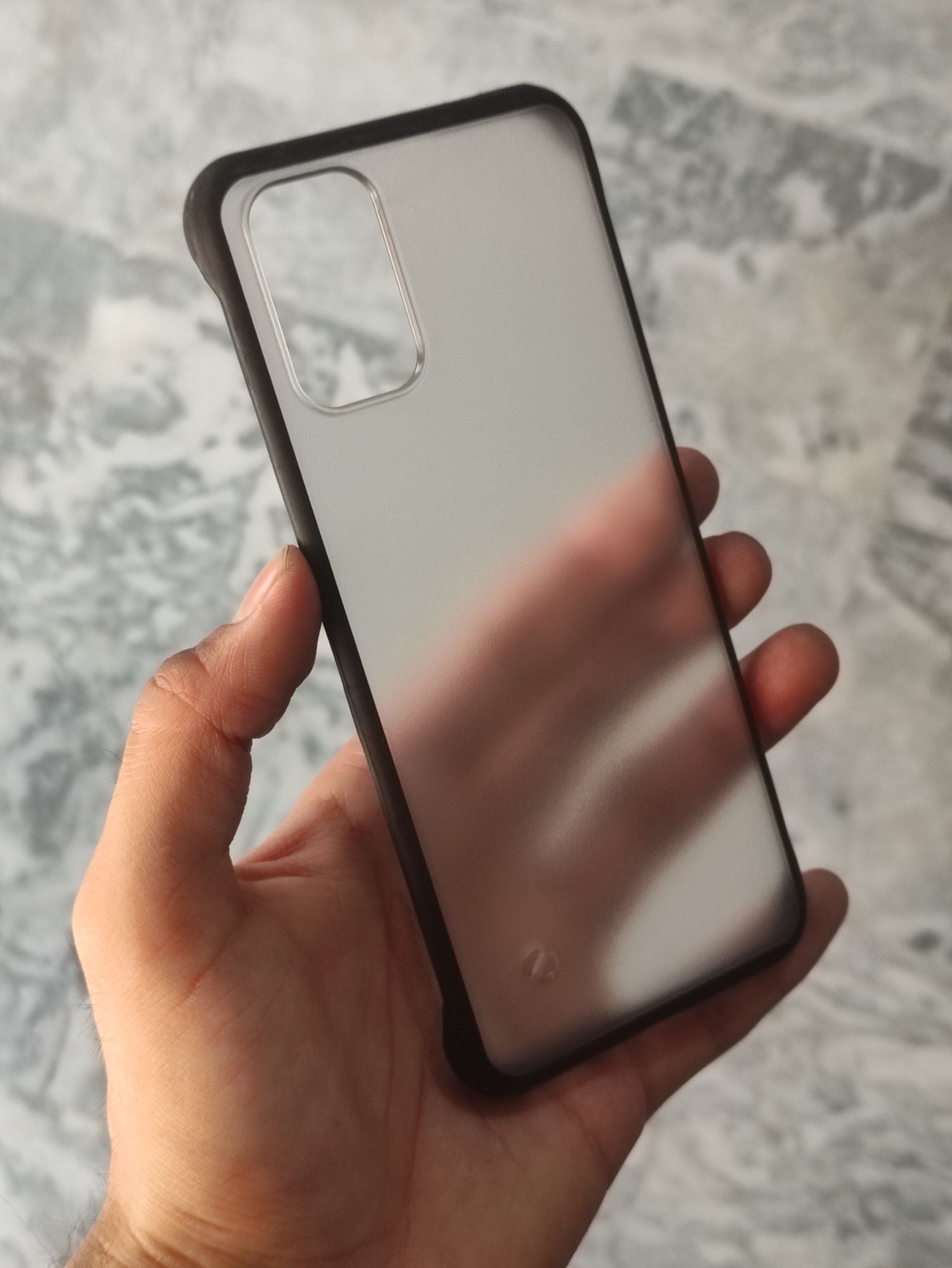 Oppo A52 Transparent Matt Frameless Back Cover