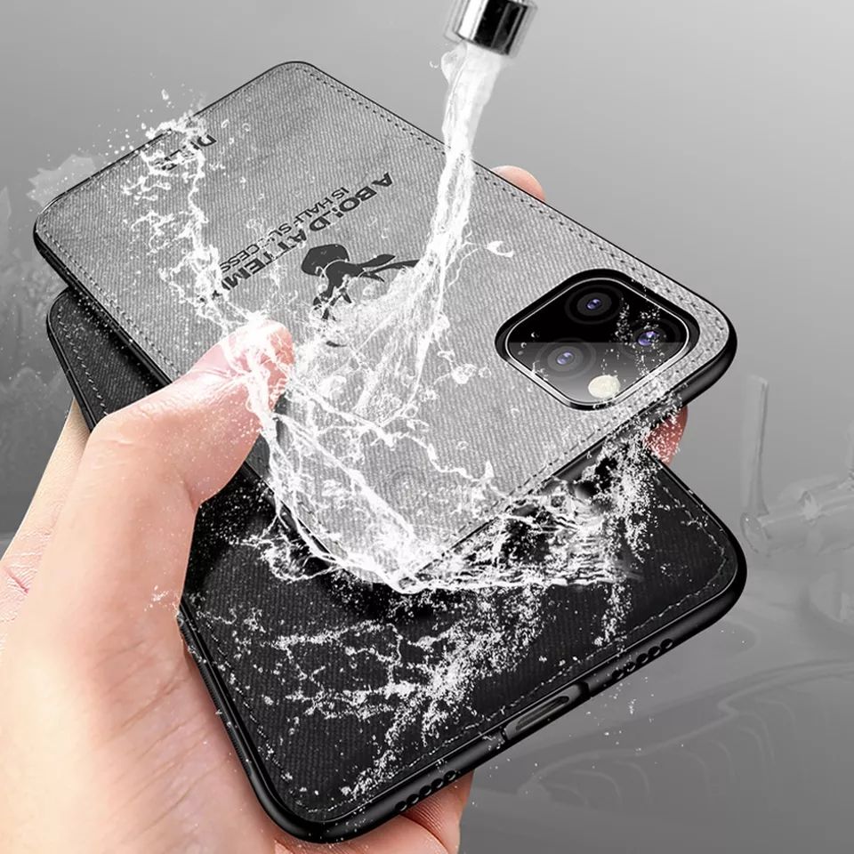 Apple iPhone 13 Pro Max Premium Quality Deer Fabric Camera Protection Case Cover