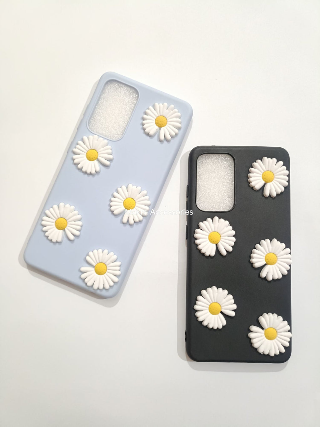 Samsung Galaxy A52 5G Fancy Soft Silicone 3D Flowers Back cover