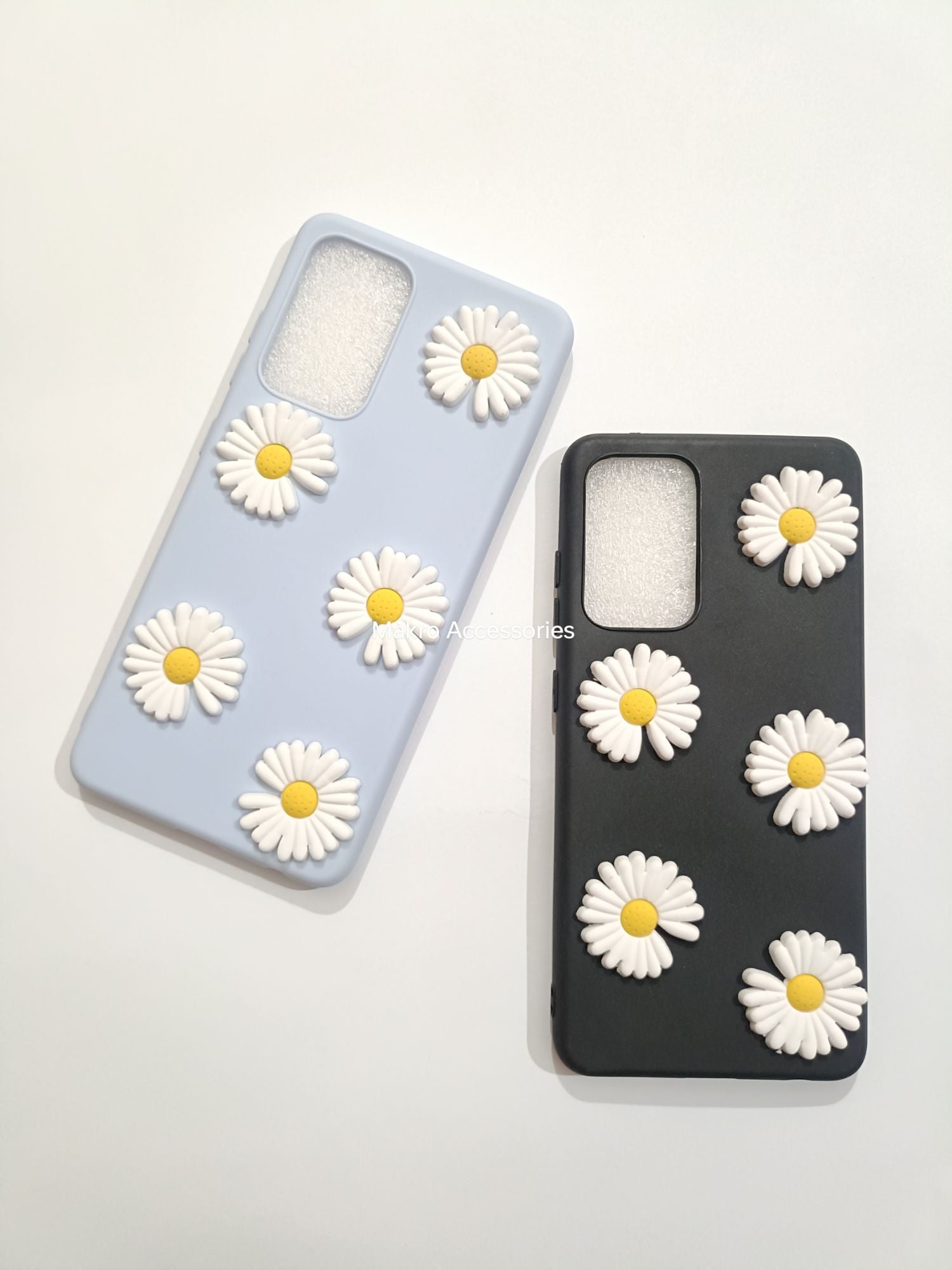 Samsung Galaxy A52 5G Fancy Soft Silicone 3D Flowers Back cover
