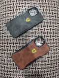 iPhone 12/12 Pro 6.1" Premium Quality Leather Texture Ferrari Back Cover