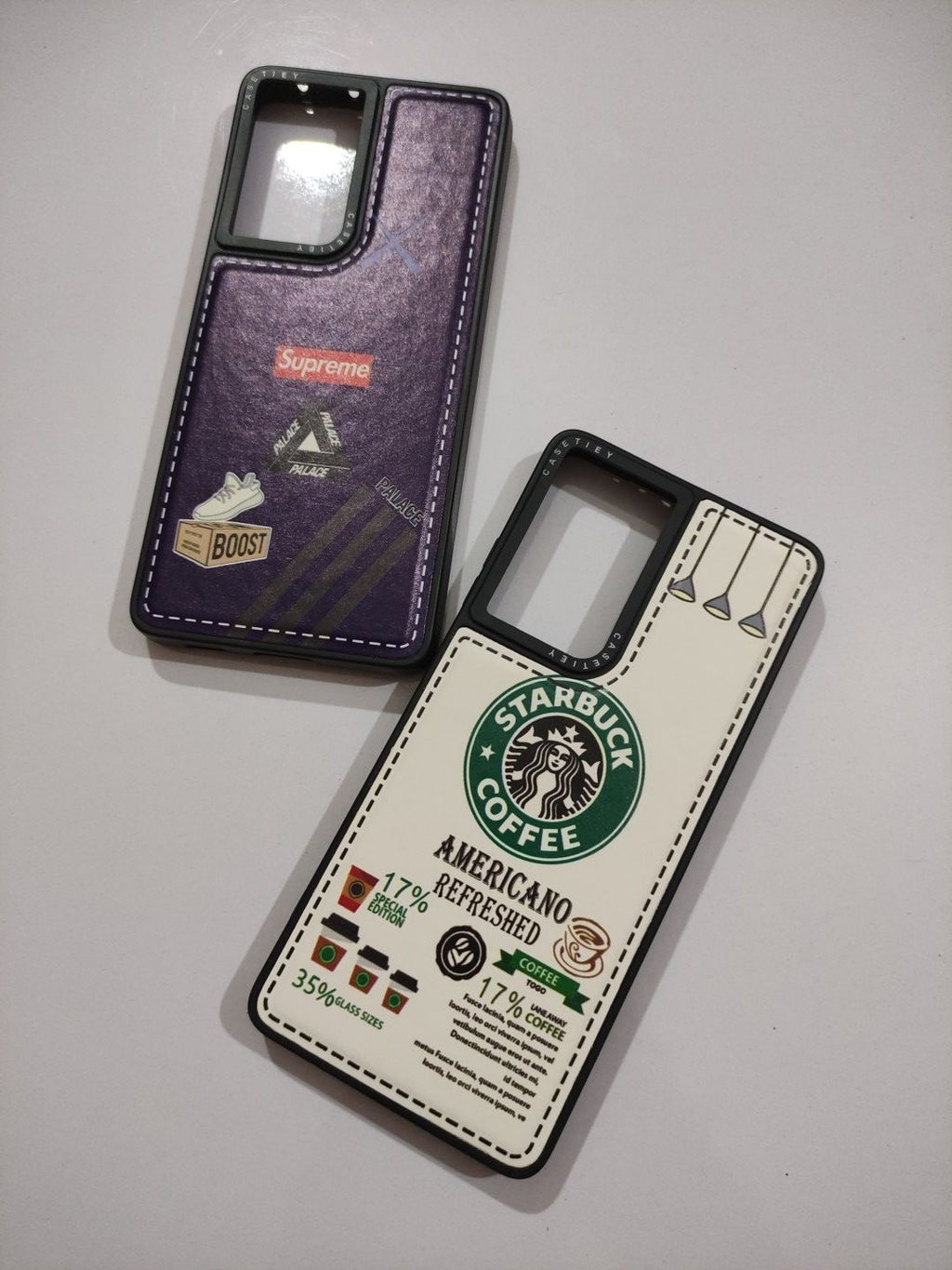 Samsung Galaxy S21 Ultra Soft Silicone CASETIFY Printed Back Cover