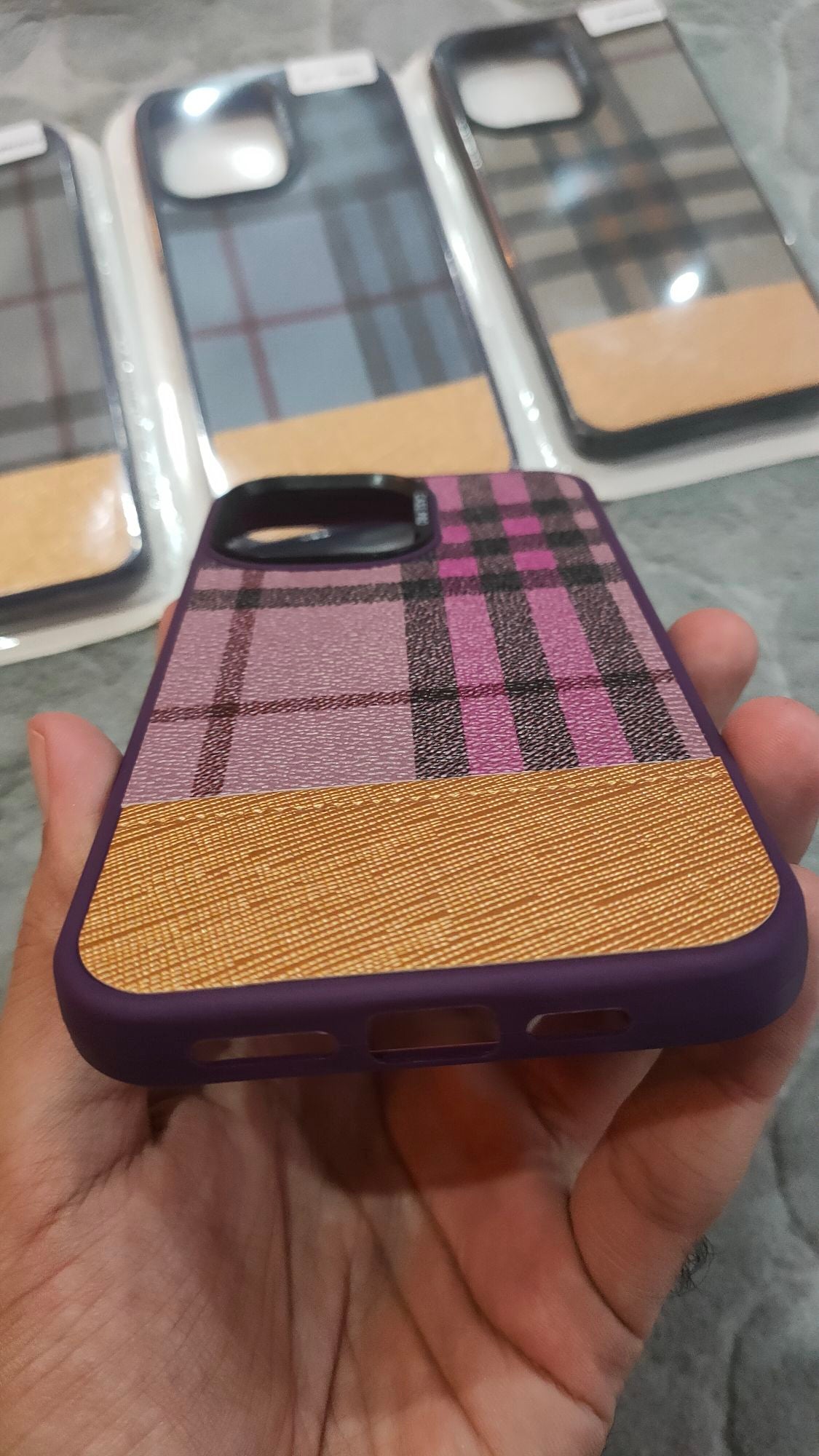 CASEPRO iPhone 14 Pro Max PU Dual Tone Leather Back Case
