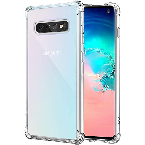 Samsung Galaxy S10 Soft TPU Clear Transparent Corner Protection Back Cover