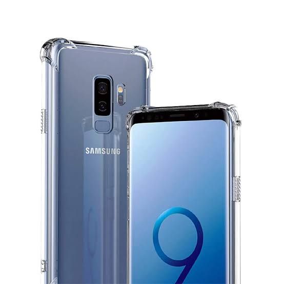 Samsung Galaxy S9 Plus Soft Silicone TPU Transparent Corner Protection Back Cover