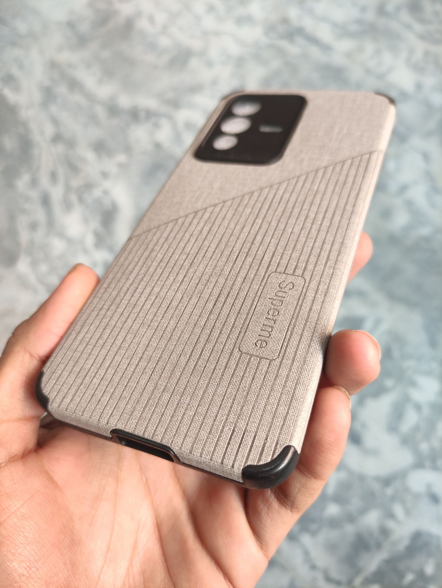 Vivo V23 Soft Silicone Premium Quality Fabric Back Cover