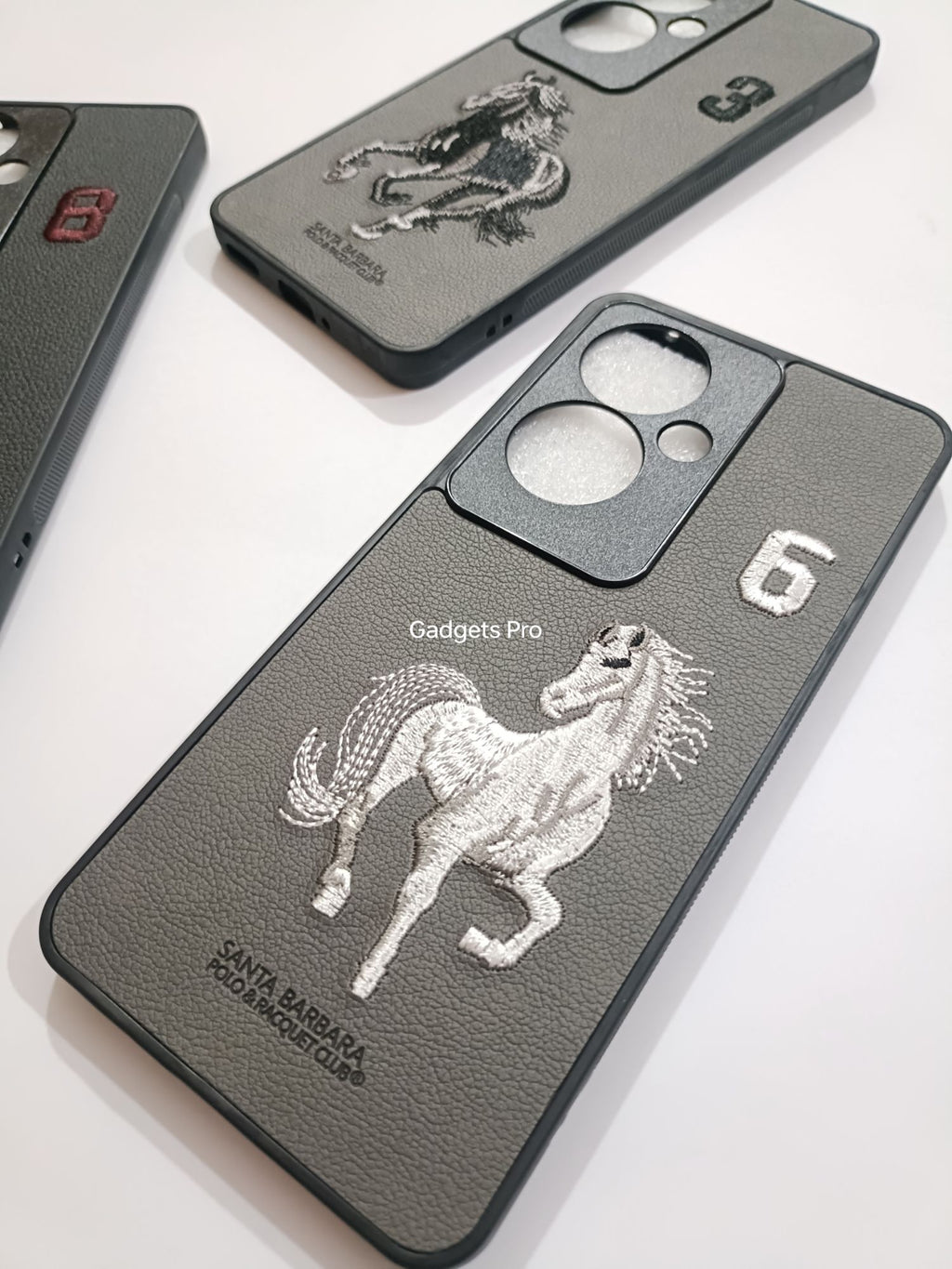 Oppo Reno 11F 5G Premium Quality PU Embroidery Polo Design Back cover