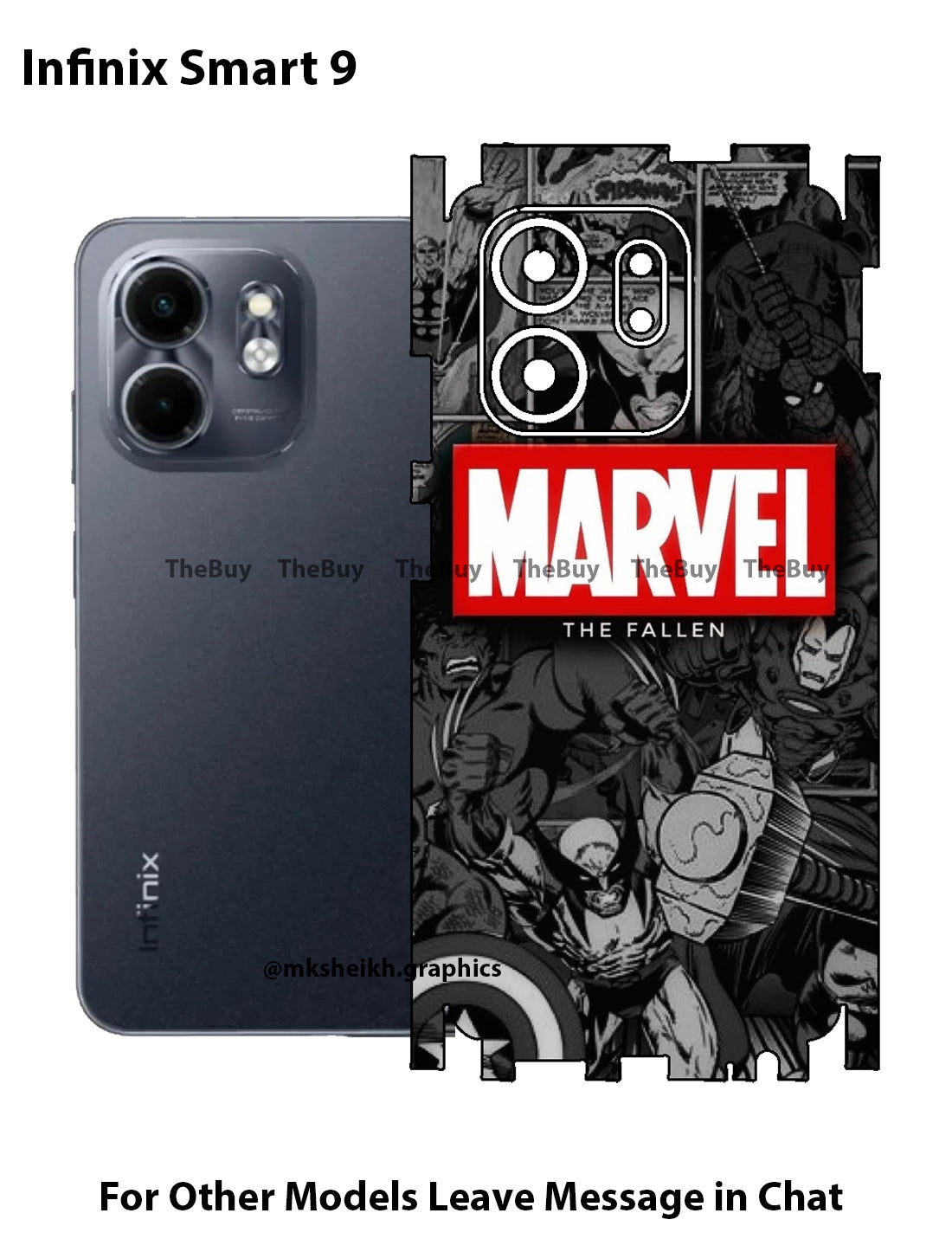 Infinix Smart 9/Smart 9 HD Full Body Skin Wrap