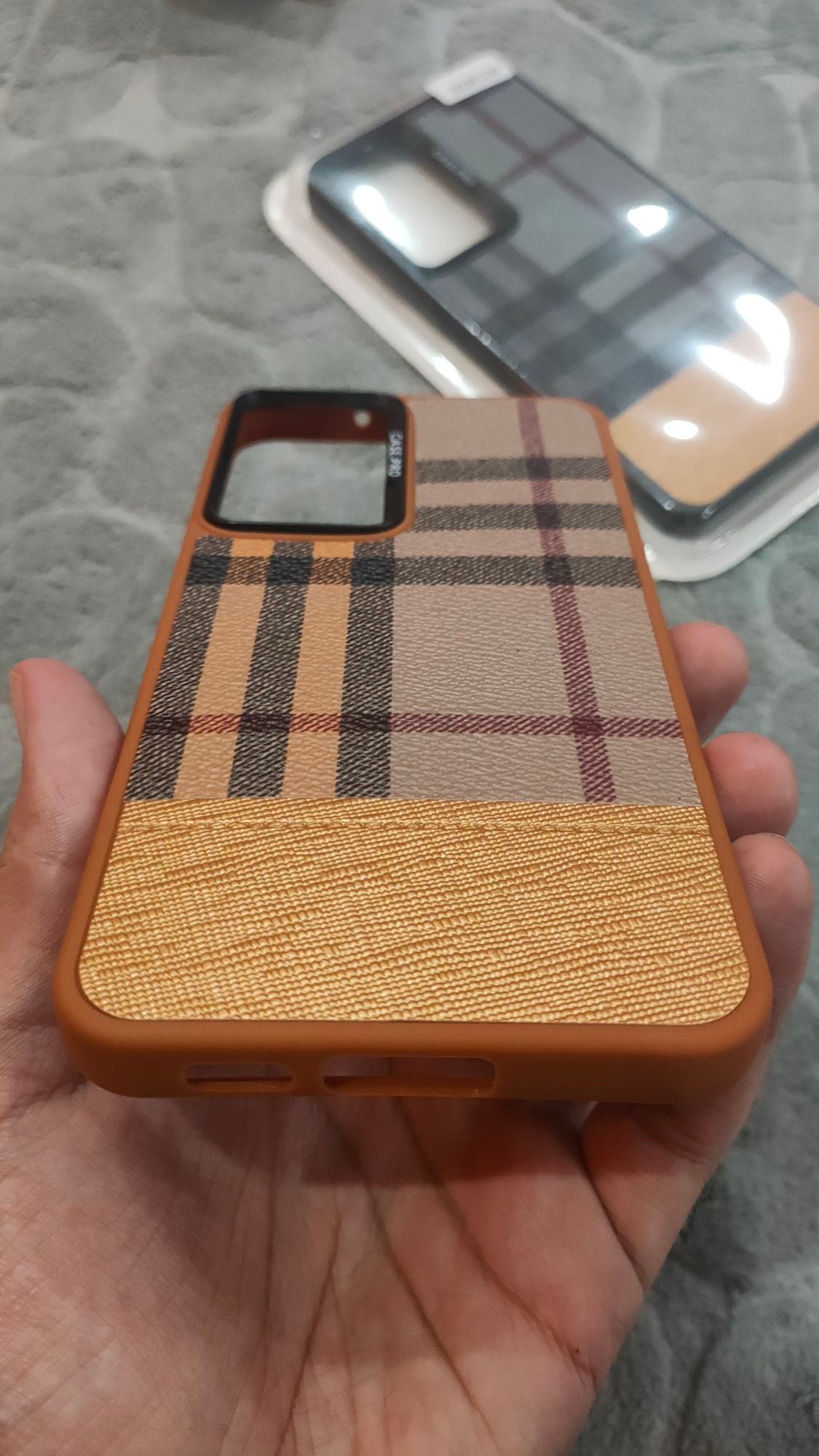 CASEPRO Samsung S23 Plus PU Dual Tone Leather Back Case