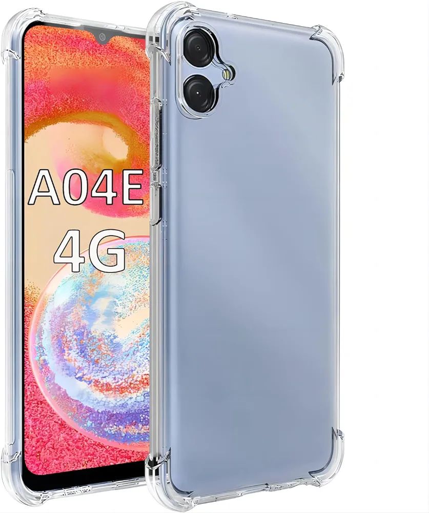 Samsung Galaxy A04E Soft TPU Corner Protection Back Cover
