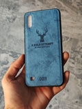 Samsung Galaxy A10 Soft Silicone Deer Fabrics Cloth Back Cover