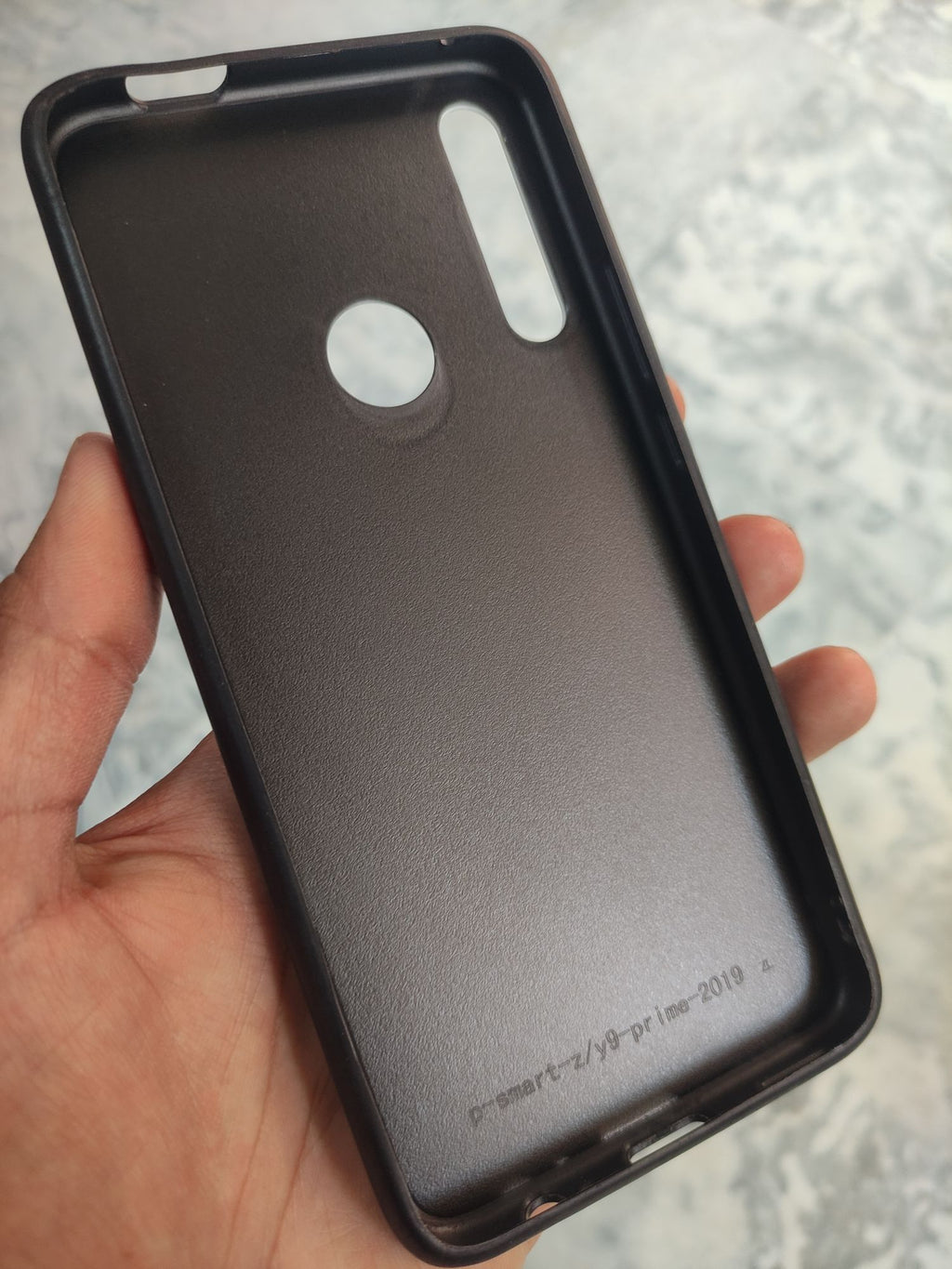 Huawei Y9 Prime 2019 Real Tempered Glass Gradient Colour back cover