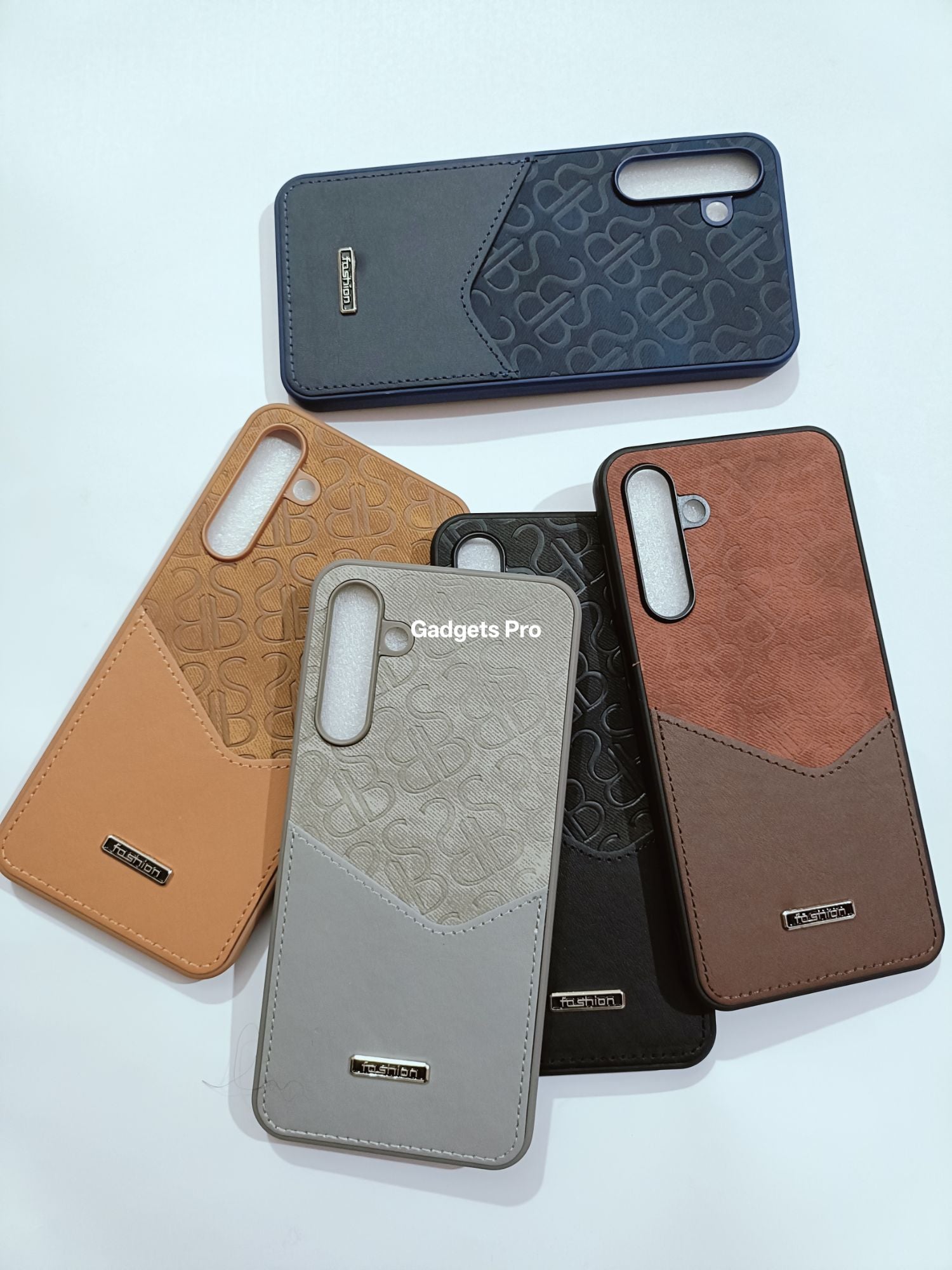 Samsung Galaxy A16 Soft Silicone Leather Design PU Cover with Back Pocket