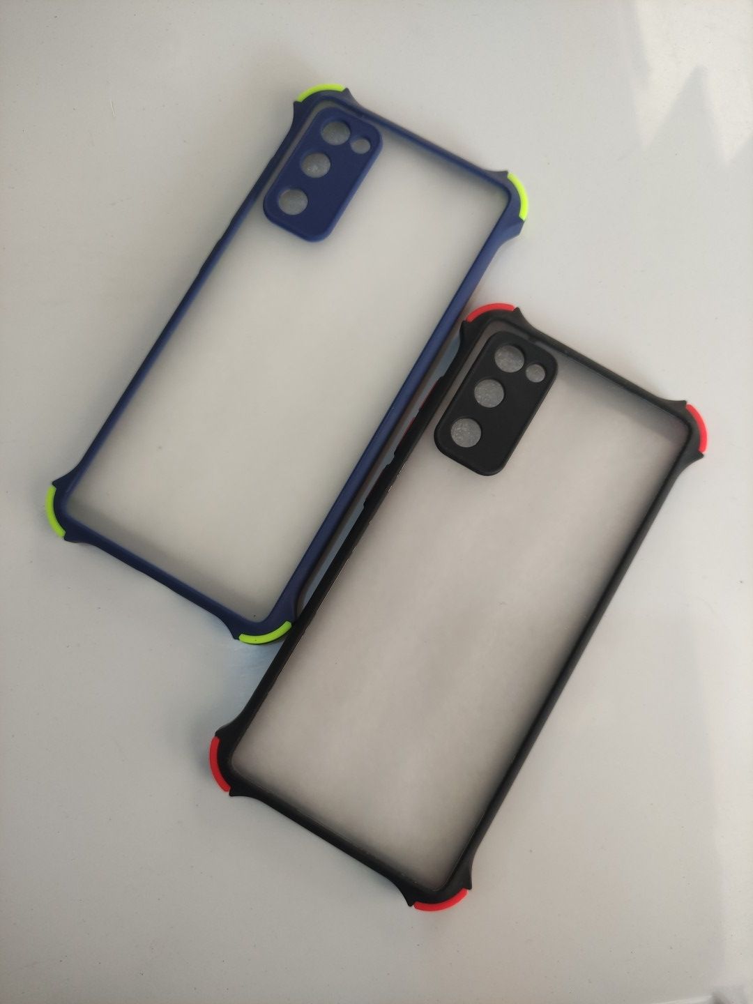 Samsung Galaxy S20 FE Matt Transparent Colour Corner Back Cover