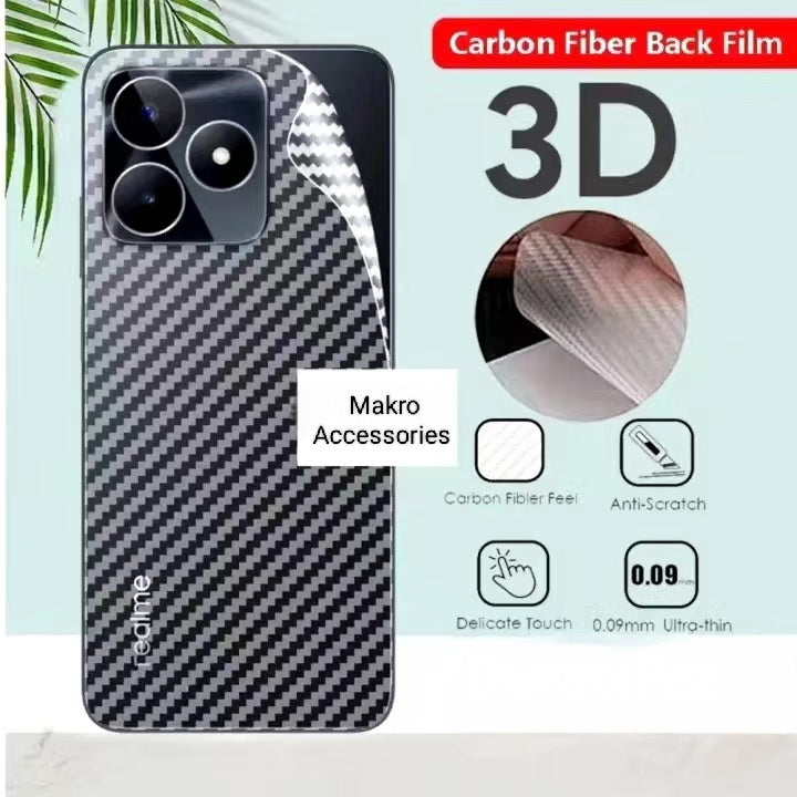 Realme GT6 Premium Quality Carbon Fiber Skin Wrap