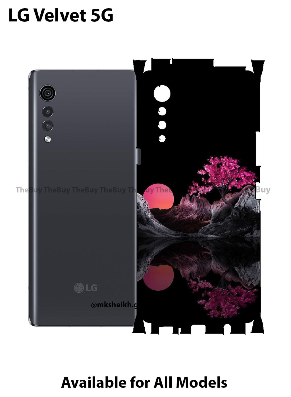 LG Velvet 5G Full Body Skin Wrap