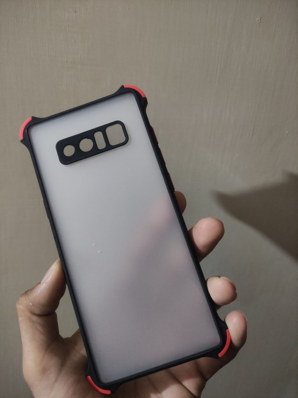 Samsung Note8 Matt Camera Protection Colour button back cover