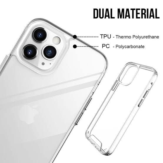 iPhone 12 Pro 6.1" Soft Clear TPU Dual layered Space Collection Back Cover