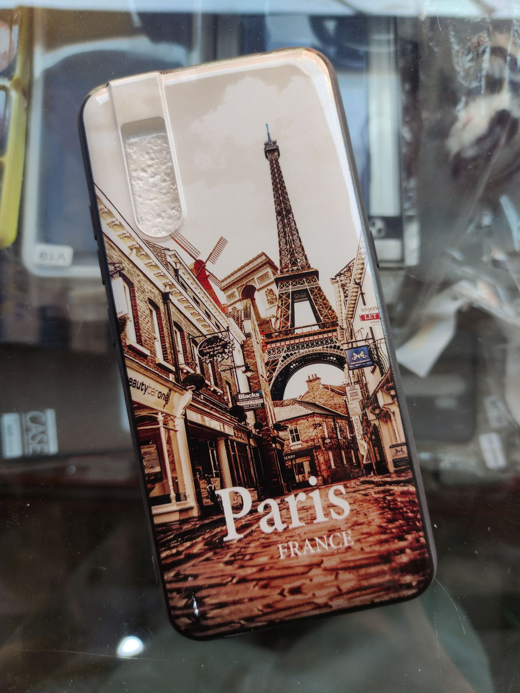 Vivo_V15 Pro Fancy Paris Print back cover