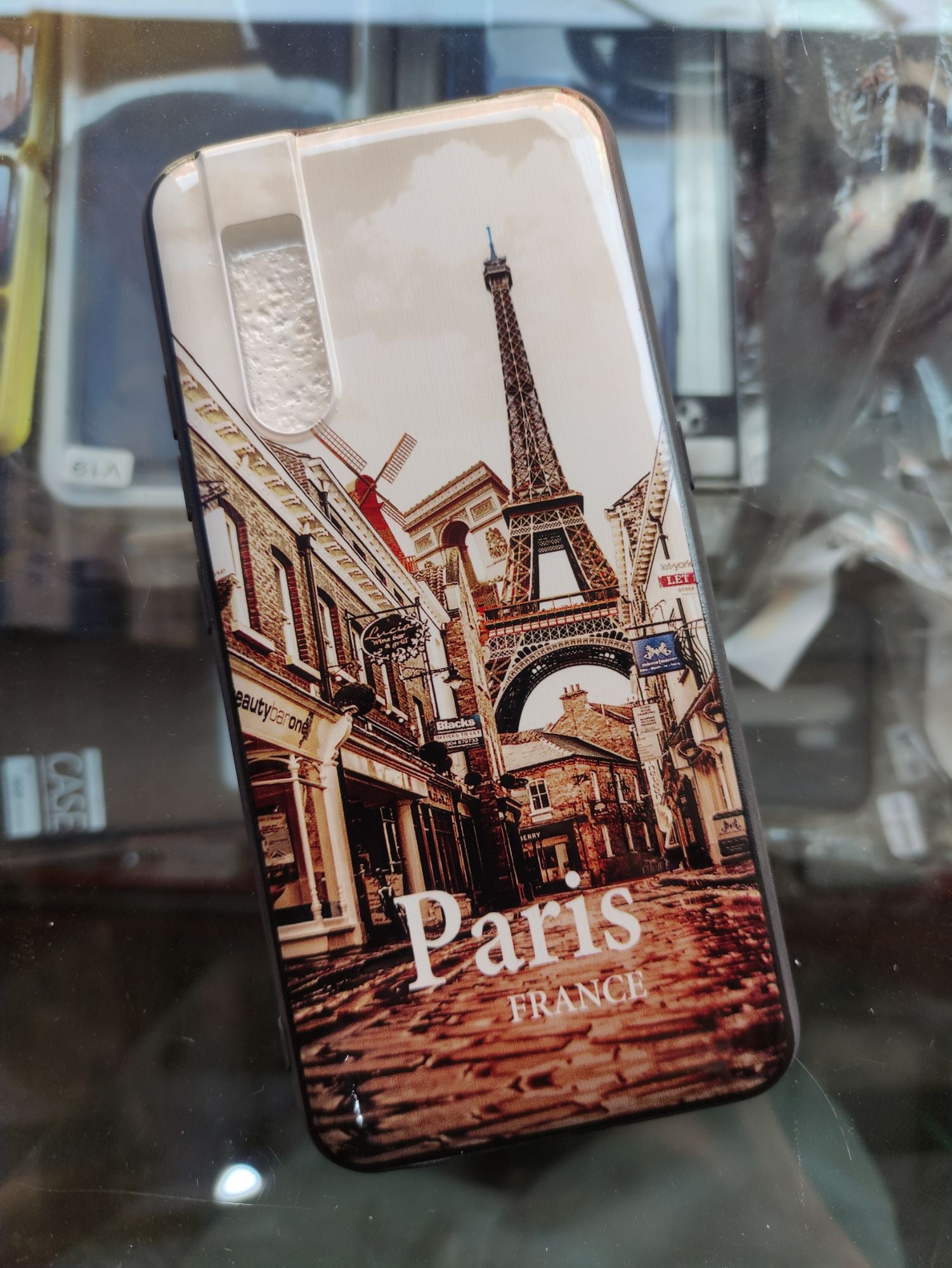 Vivo_V15 Pro Fancy Paris Print back cover