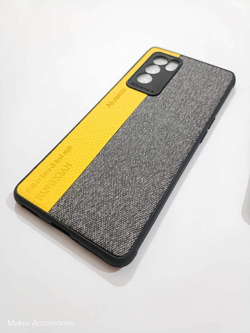 Oppo Reno 6 Pro 5G Soft Silicone Stripe Design Back Cover