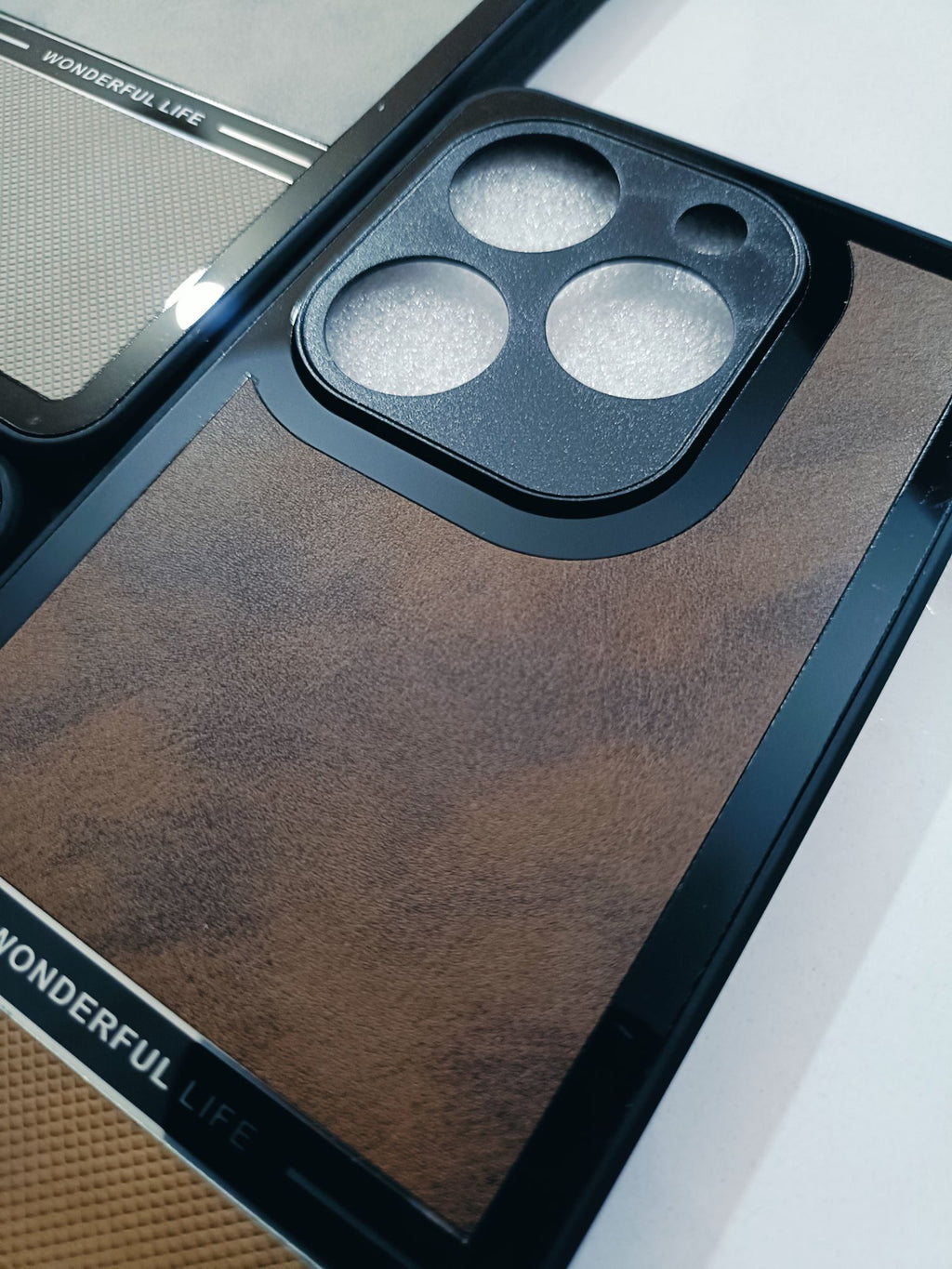 Infinix Hot 40 4G  PU leather Protection Back Cover