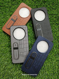Tecno Spark 30C Soft Silicone Leather Design Dual Kickstand Back Cover