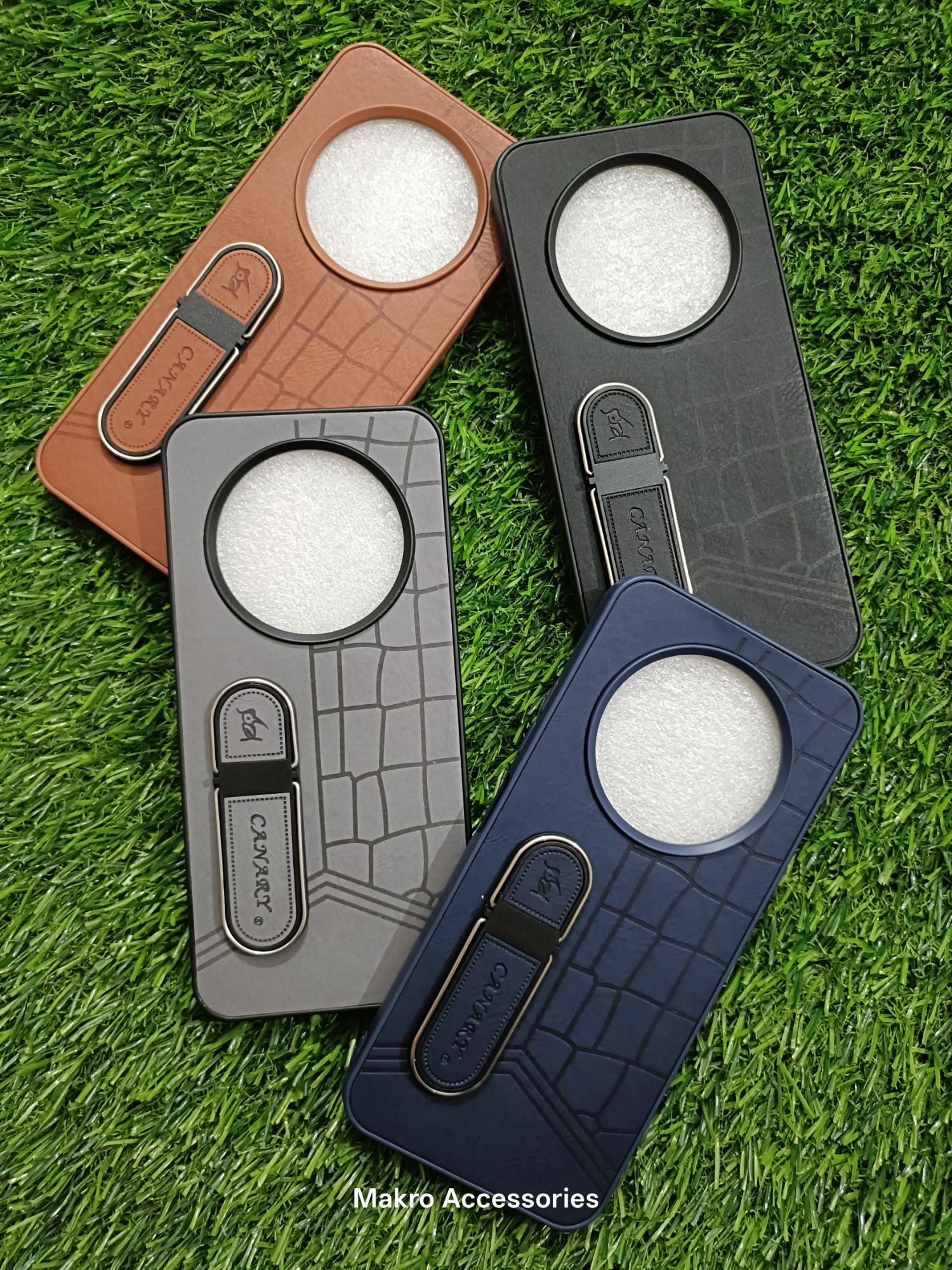 Tecno Spark 30C Soft Silicone Leather Design Dual Kickstand Back Cover