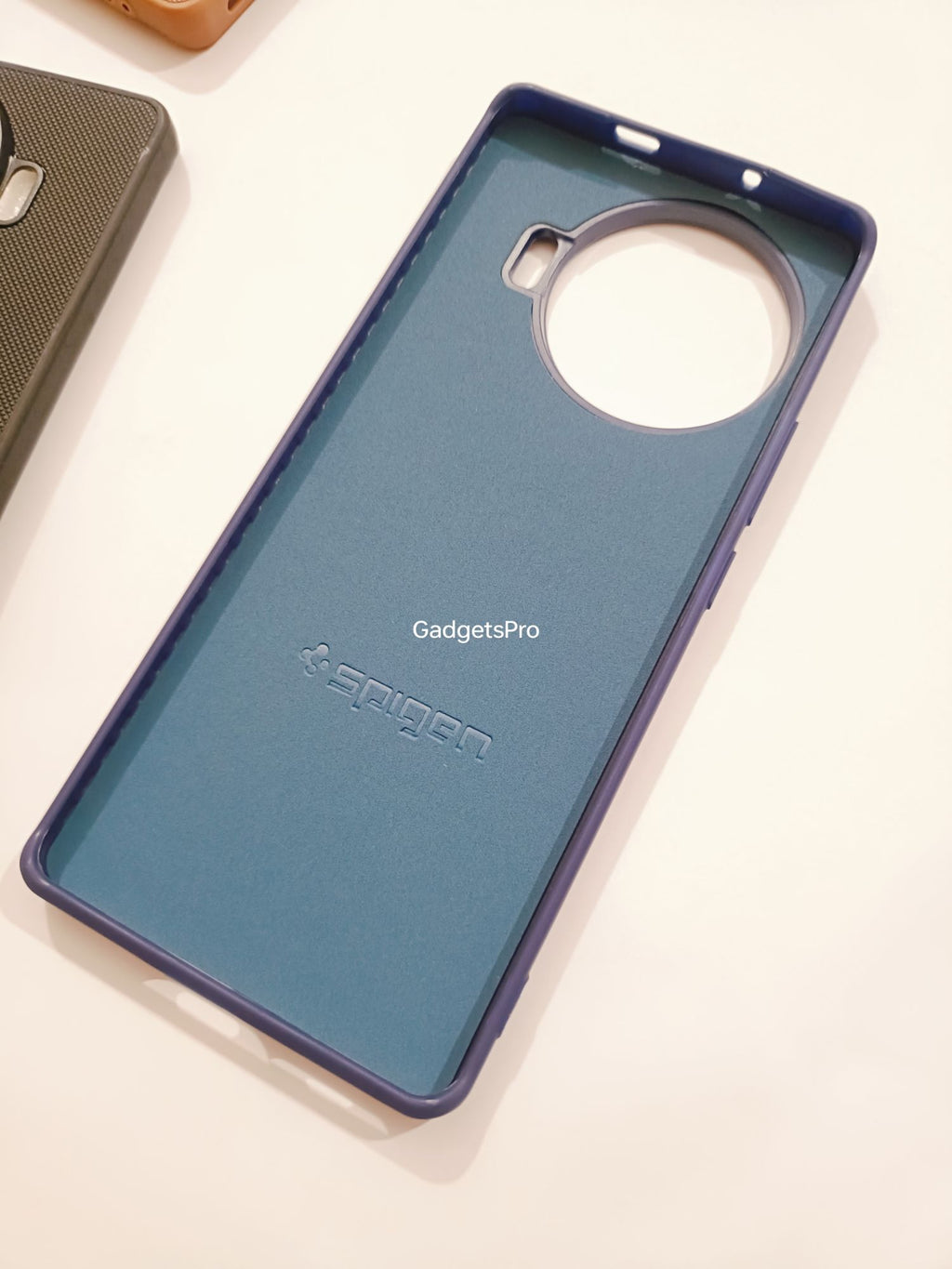 Tecno Spark 20 Pro Plus Premium Quality PU Spigen Leather Tecture Back cover