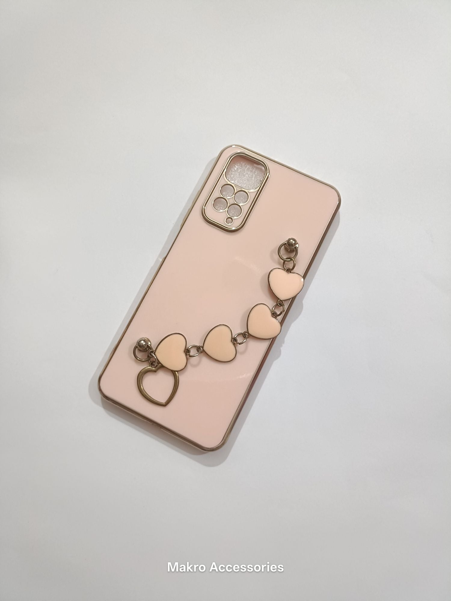 Redmi Note 11 Fancy Soft Silicone love Heart Bracelet Back Cover
