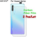 Huawei Y9 Prime 2019 Pop Camera Carbon Fiber Transparent Back Sheet