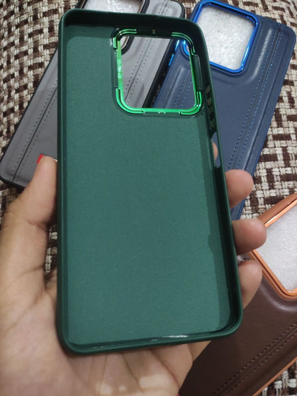 Vivo Y22/Y35 PU Leather Back Cover