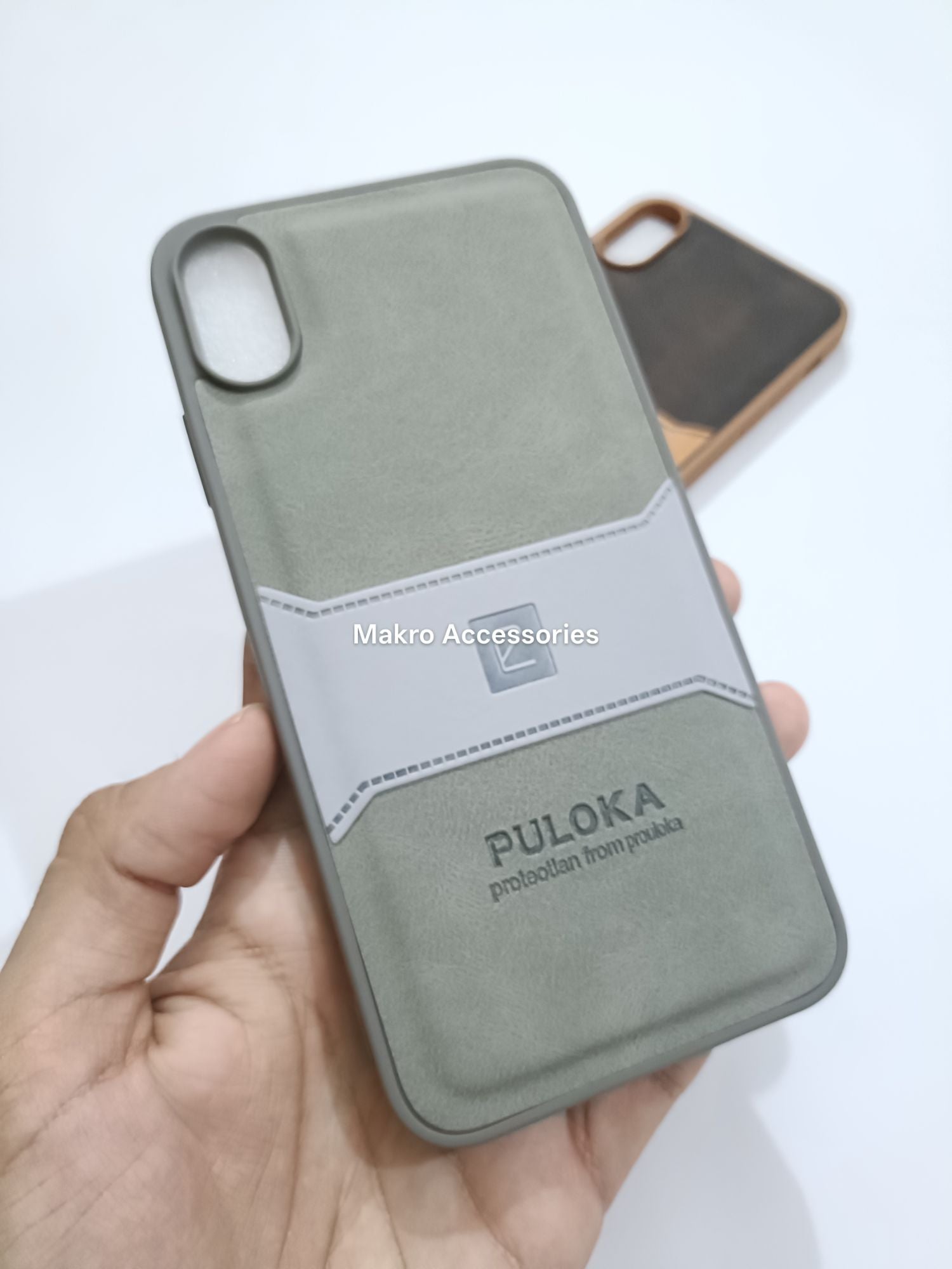 Iphone XS Max PU Leather Design Puloka Back Cover