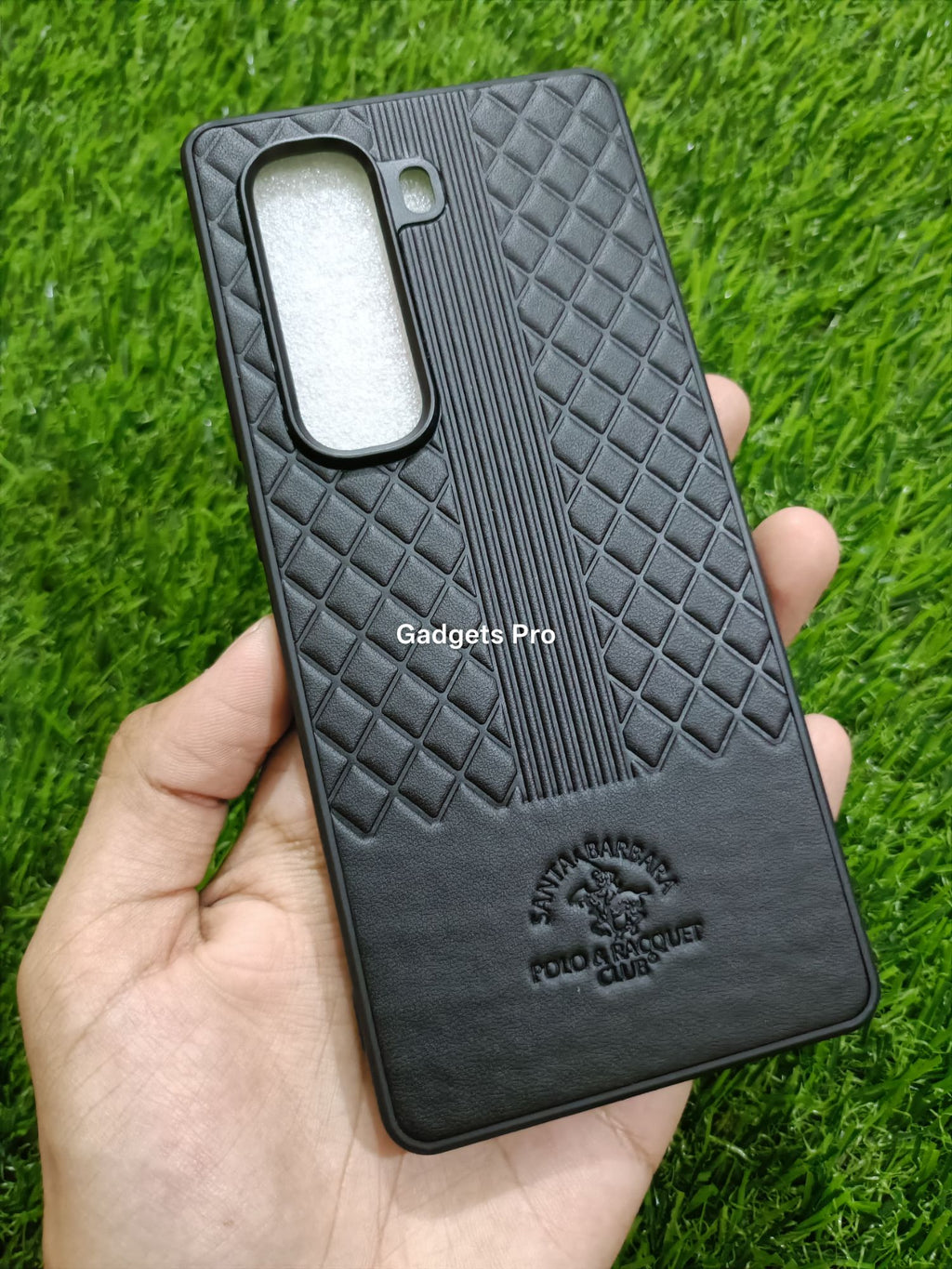 Infinix Hot 50 Pro Plus Soft Silicone PU Leather Design Polo Back Cover