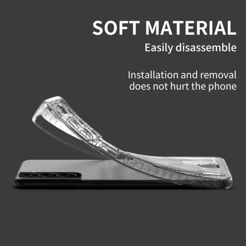 Samsung Galaxy Note 20 Ultra Soft TPU Clear Card Holder Back cover