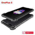 One Plus 5 Soft TPU Clear Transparent Corner Protection Back Cover